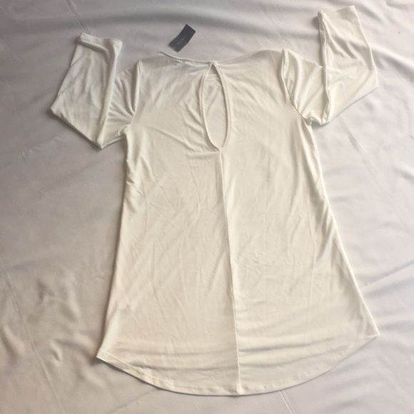 NWT long sleeve cream blouse - Picture 5 of 5